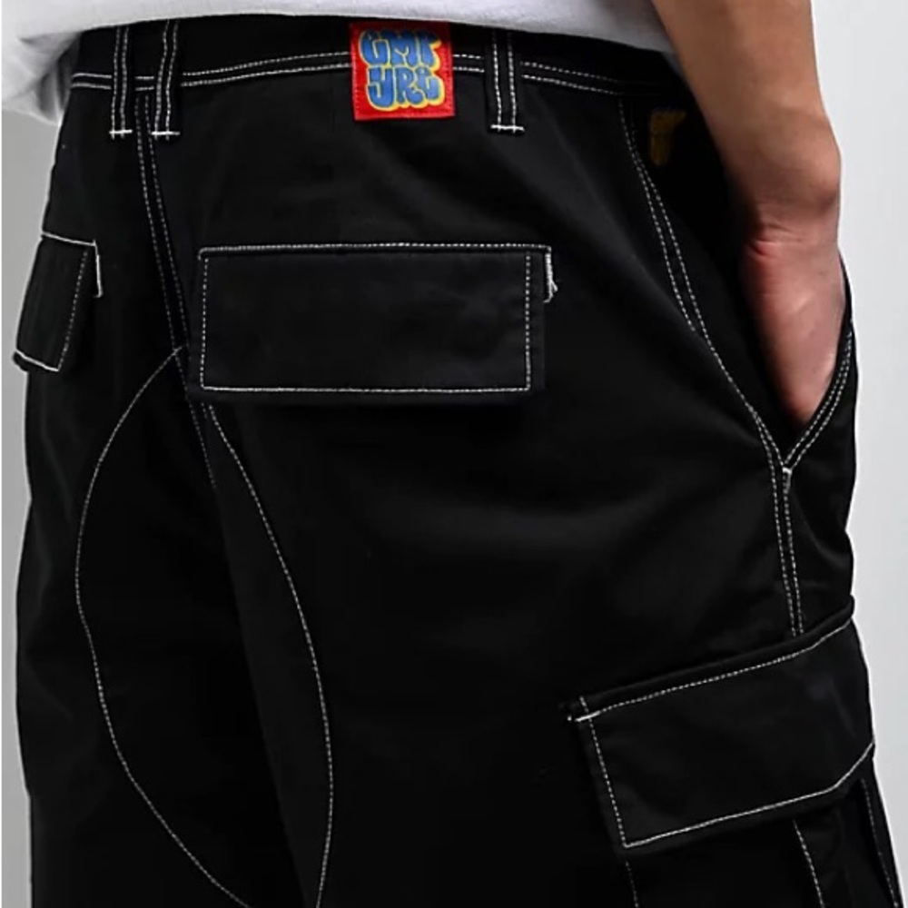 Empyre Ultra Loose Black Cargo Shorts